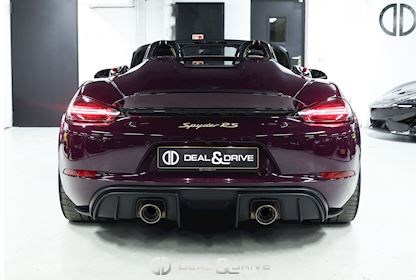 718 SPYDER RS PDK PACK WEISSACH – AUBERGINE PTS PAINT – FULL XPEL