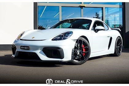 718 CAYMAN GT4 4.0 PDK (420 CH) PACK CLUBSPORT – CARRARA WHITE METALLIC